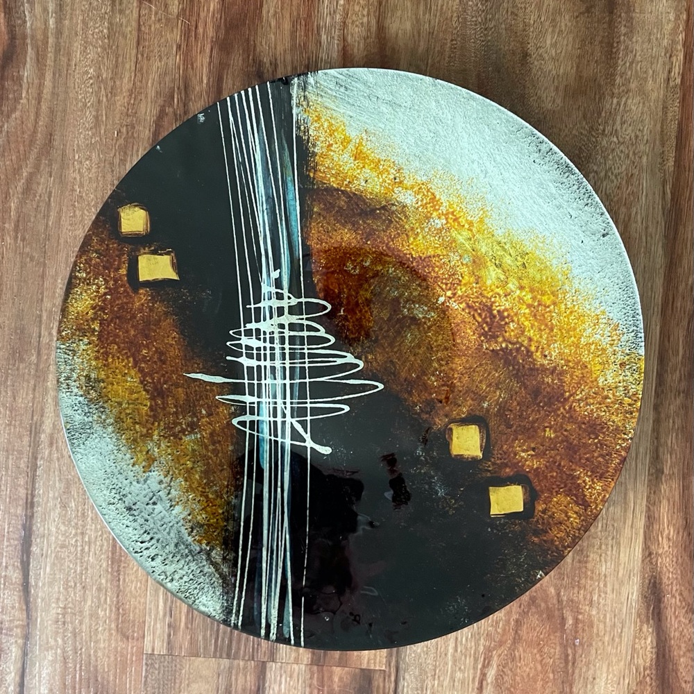 🔴NWT🔴, Beautiful Decorative Glass Plate